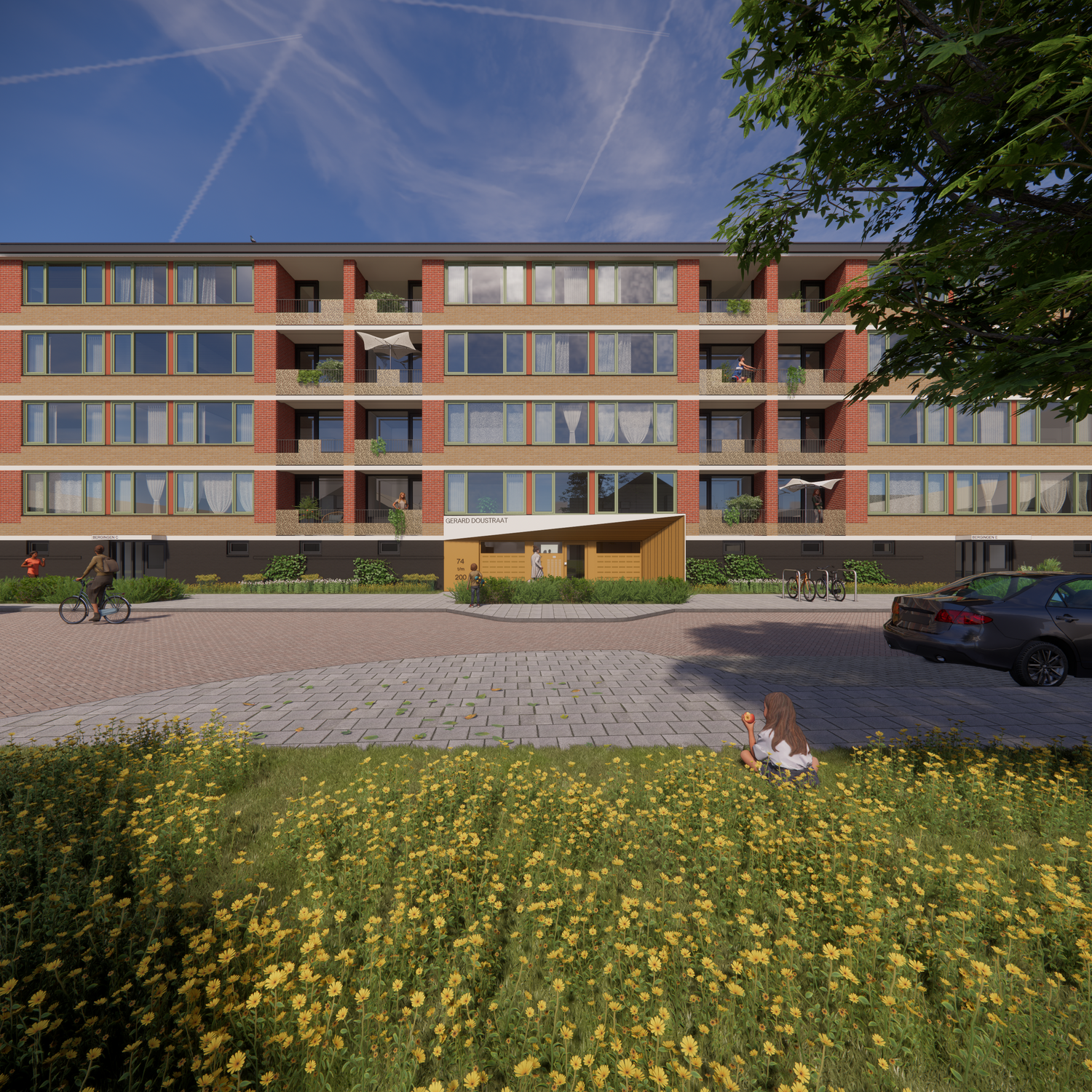Appartement te huur: Gerard Doustraat 124, Ossenkoppelerhoek Midden Noord Almelo